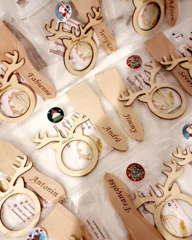 Rond de serviette personnalisé - 1,5 €