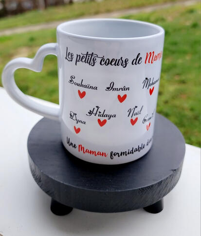 Mug coeur 10 €