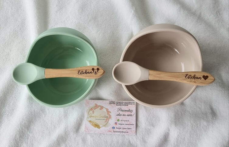 Bol + cuilère - 10 €