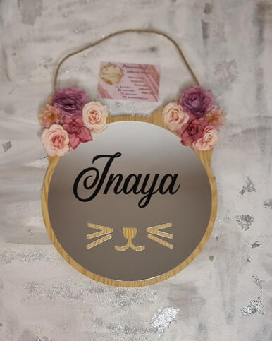 Miroir fleurit - 12 €