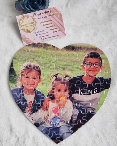 Puzzle photo coeur - 10 €