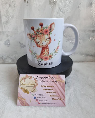 Mug girafe