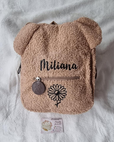 Sac à dos beige